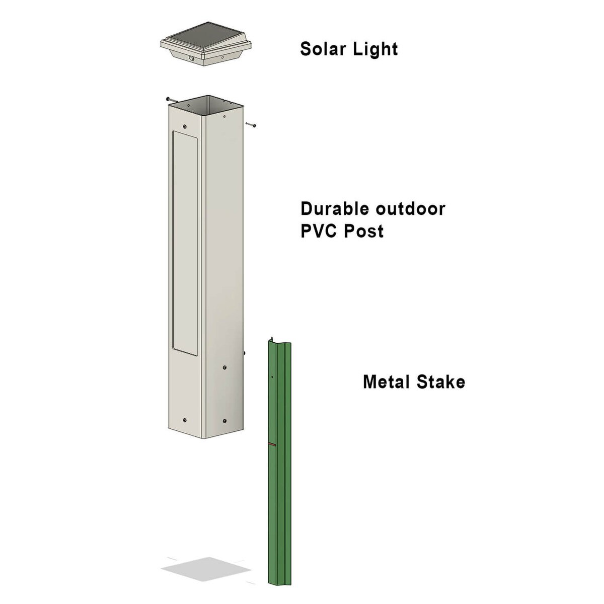 I-State LED Glow Post